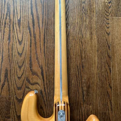 RARE! 1979 Kramer DMZ 4001 LEFTY - Natural w/ OHSC image 10