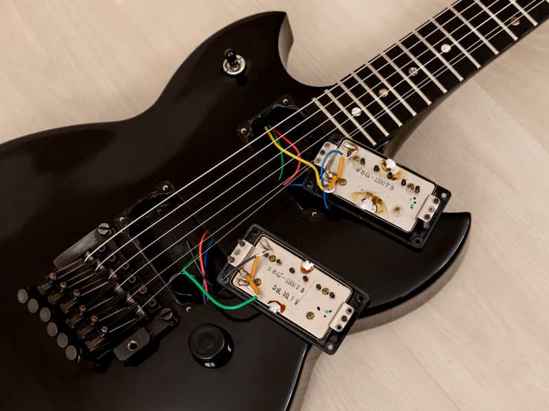 1984 Yamaha SG1300TS Vintage Electric Guitar Black w/ Tremolo