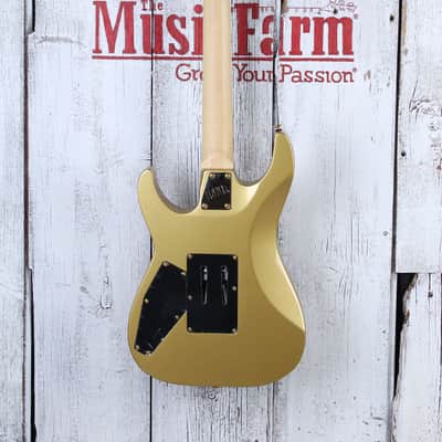 ESP LTD '87 Series Mirage Deluxe '87 Solid Body Electric Guitar Metallic Gold image 6