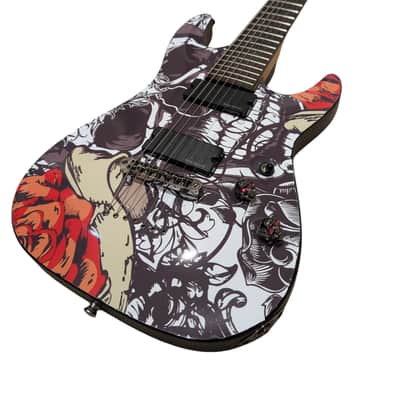 ESP Edwards E-AL-166 Blacky, Alexi Laiho signature, Satin Black