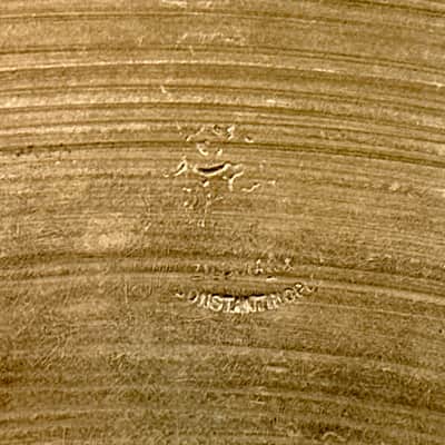 14" K. Zildjian Constantinople 1910s-1920s Trap Ride Cymbal 1280g *Video Demo* image 4