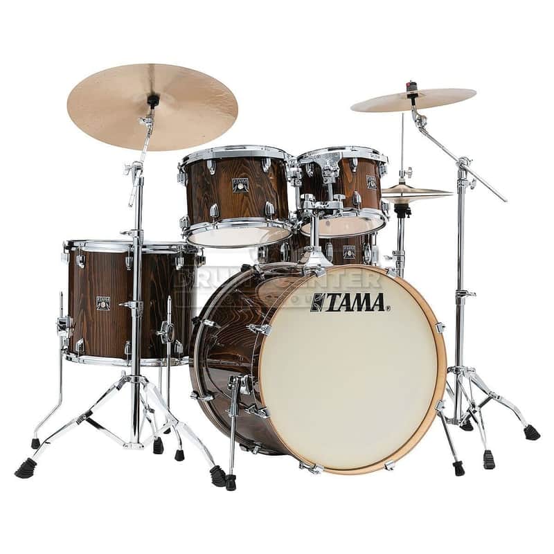 Tama Superstar Classic 5pc Drum Set Gloss Java Lacebark Pine image 1
