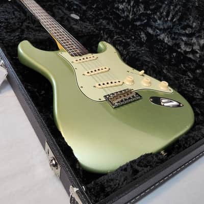 Fender Custom Shop 1959 Stratocaster Journeyman Relic, Time Machine Series, AAA Rosewood FB, Sage Green Metallic image 2