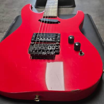 ESP THE JUNIOR Ferrari Red Jackson lawsuit headstock Japanese Super Strat MIJ JAPAN image 18