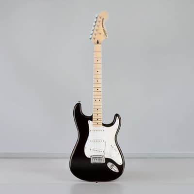 Squier Affinity Series Stratocaster Electric Guitar, with 2-Year Warranty, Black, Maple Fingerboard image 2