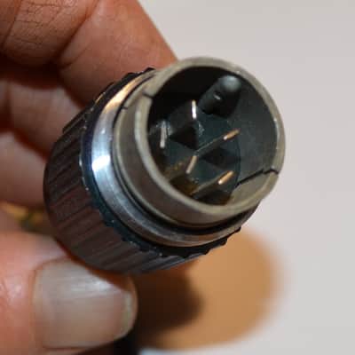 Tuchel Amphenol 5 pin male cable mount connector 60's? image 1