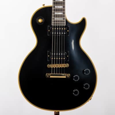 Gibson Les Paul Custom W/Carmelita Neck Ebony VOS GH, Ebony | Demo image 1