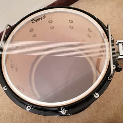 Dynasty 14"x12'' DFX Marching Snare (P01-DFX14) with stick bag and Dynasty Stand image 6