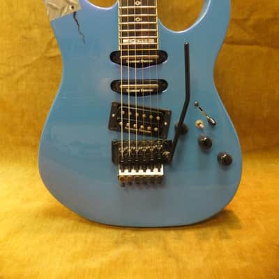 1986 Kramer USA Stagemaster Deluxe Rare Flip Flop Blue Graphic Duncans,Floyd,Exc Free US Shipping! image 1
