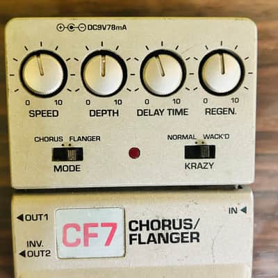Ibanez CF7 Chorus / Flanger 2000s - Gray image 9