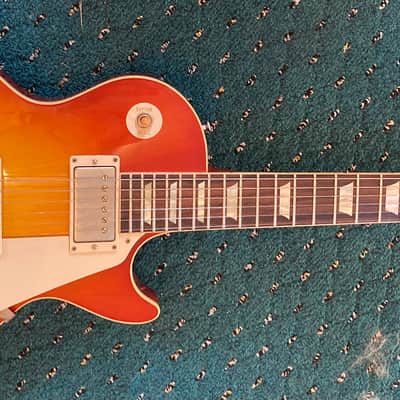 Gibson Custom Shop 2012 Historic 1958 Les Paul VOS Plain Top Washed Cherry 2012 - Washed Cherry image 1