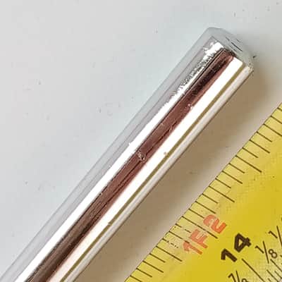 3/8"x 14 3/4" Straight Floor Tom Drum Leg Smooth Chrome Vintage Slingerland/MIJ image 2