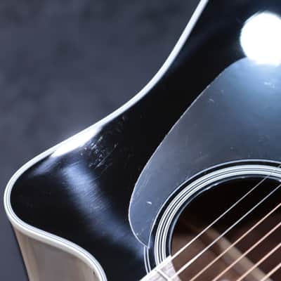 Takamine GD34CE-BLK Gloss Black Dreadnought Cutaway Acoustic Electric Guitar w/Bag image 13