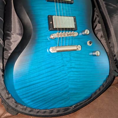 Epiphone SG Prophecy 2021 - Blue Tiger Aged Gloss image 1