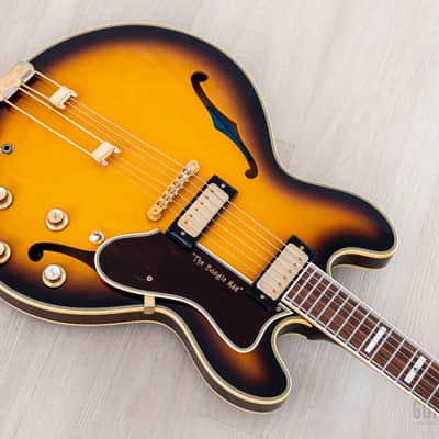 2000 Epiphone USA John Lee Hooker Signature 1964 Sheraton Sunburst, Near-Mint w/ Case, Hangtag image 10