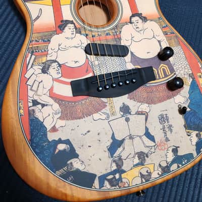 2025 Fender American Acoustasonic Telecaster Kuniyoshi Collection Sumo - FENDER EXPERIENCE 2025 Tokyo Flagship Exclusive Limited Edition image 3