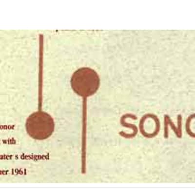 Sonor RARE, Collectable Sonor - Remo 16" drum head 60s - Vintage white coated image 7