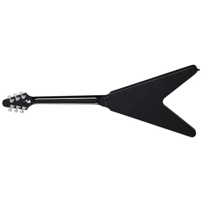 Epiphone Kirk Hammett Signature 1979 Flying V Guitar w/ Gibson Pickups and Hardshell Case - Ebony image 6