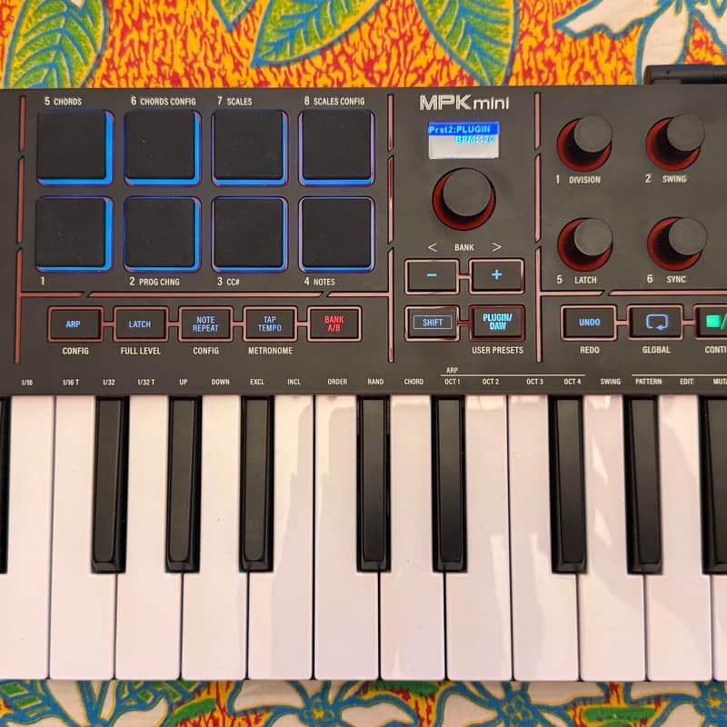 Akai MPK Mini MKIV 25-Key MIDI Controller 2026 - Present - Black image 1