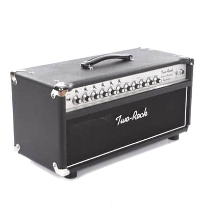 Two Rock Silver Sterling Signature 100W Head Silver Anodize Chasis w/Black Tolex & Silver Knobs image 2