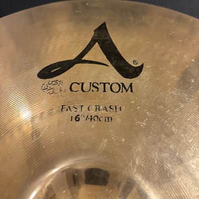 Zildjian 16” A Custom Fast Crash Cymbal 962g image 2