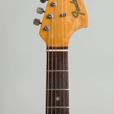 Fender Jazzmaster Solid Body Electric Guitar (1966), ser. #153808, original black tolex hard shell case. image 5