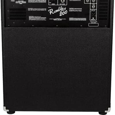 Fender Rumble 200 V3 Bass Combo Amplifier, 200W, Black image 2