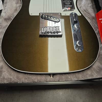 Fender American Ultra Telecaster BRAND NEW! Texas Tea Metallic USA Tele Electric Guitar image 3