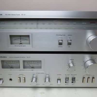 TECHNICS 2PC SU-Z1 INTEGRATED AMP + ST-Z1 TUNER RECAPPED PRO SERVICED + LED's image 5