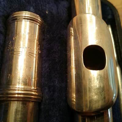 Armstrong 103 Open-Hole C-Foot Flute, with Case & Rod. USA. Very Good Condition image 2