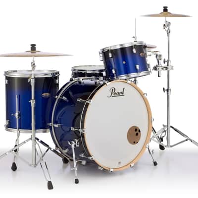 Pearl Decade Maple Kobalt Blue Fade Kit 24x14, 13x9, 16x16 3pc Shell Pack Drum Set Authorized Dealer image 4