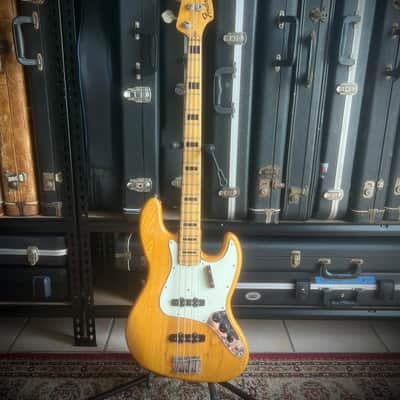 1973 Fender Jazz Bass with Maple Fretboard - Natural - With Original Case image 3