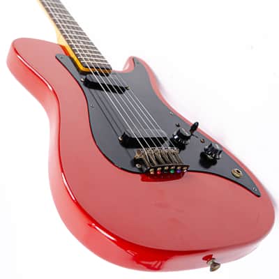 1981 Fender Bullet S-1 Standard Red w/ Integrated Pickguard/Bridge, Designed by John Page, OHSC image 7