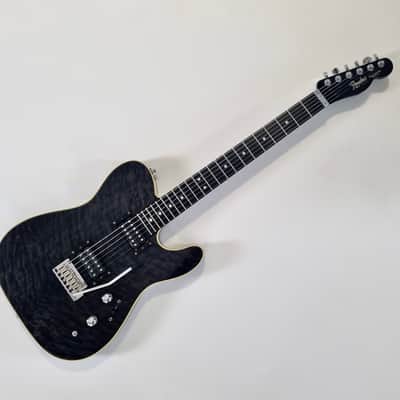 Fender Telecaster Set Neck 1991 Custom Shop Trans Black image 1