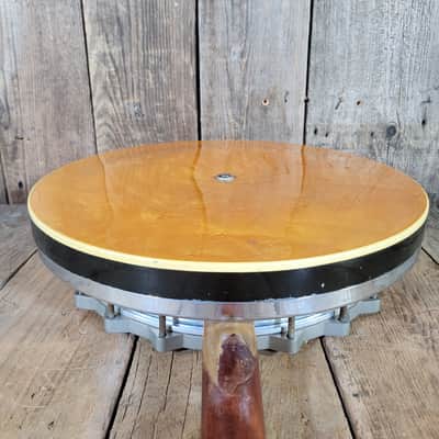 Framus Tenor 4 String Banjo 1960s w/ Chipboard Case image 17