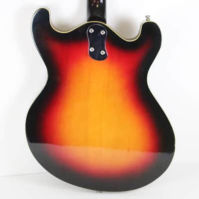 RARE 1966-1967 Vintage Mosrite Combo Sunburst Rosewood Fingerboard USA 1960s Original Bakersfield Era Semie Moseley period image 10