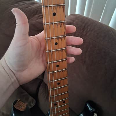 Fender  Standard  stratocaster 1997 2001 - Black image 3