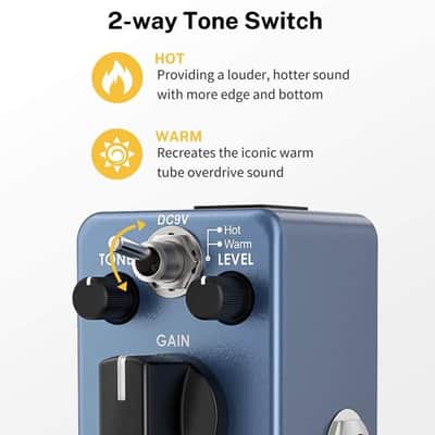 Blues Drive Overdrive Guitar Effect Pedal True Bypass image 9
