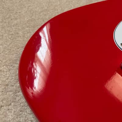 Squier Standard Stratocaster with Rosewood Fretboard 1989 - 2000 - Torino Red image 4