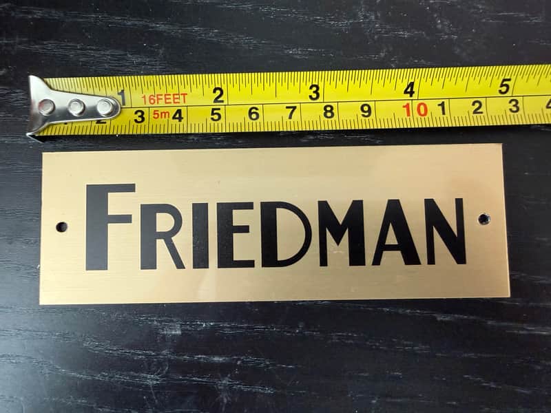Friedman Logo / emblem 2022 - Gold image 1