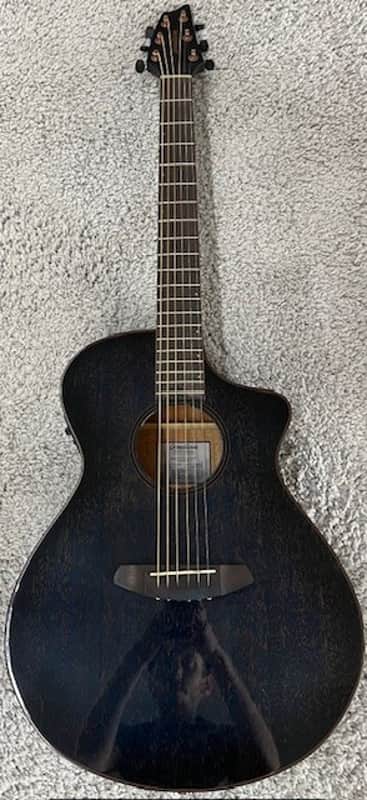 Breedlove Rainforest S Concert Abyss CE African Mahogany Acoustic Electrc Guitar image 1