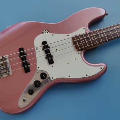Fender Custom Shop Jazz Bass 1998 Burgundy Mist image 1