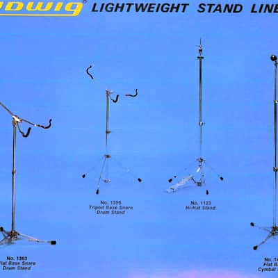 Ludwig 60s/70s #1355 Micromatic Tripod Base Snare Drum Stand VERY NICE LSS-102 image 18
