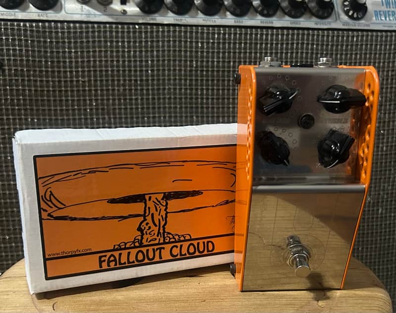 ThorpyFX Fallout Cloud Fuzz 2010s - Silver/Orange/Black image 1