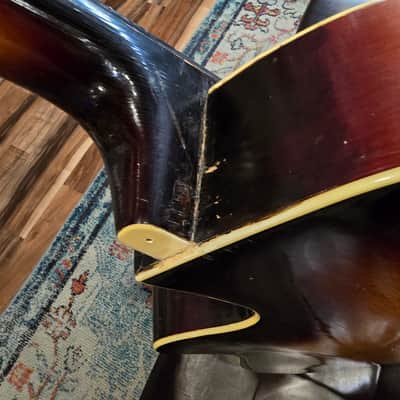 1960 Framus Sorella Archtop Cello Guitar Model F5/59 - Sunburst image 17