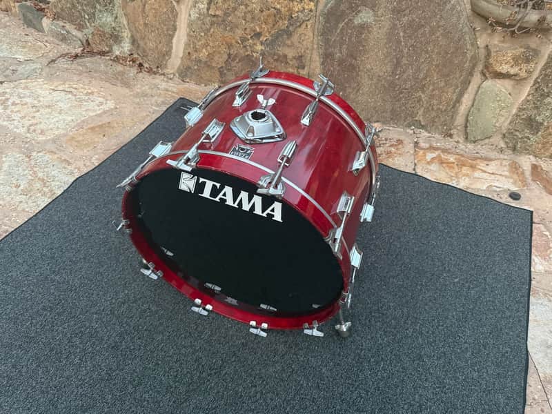 Tama Superstar 22x14 Bass Drum Cherry Wine - 80's