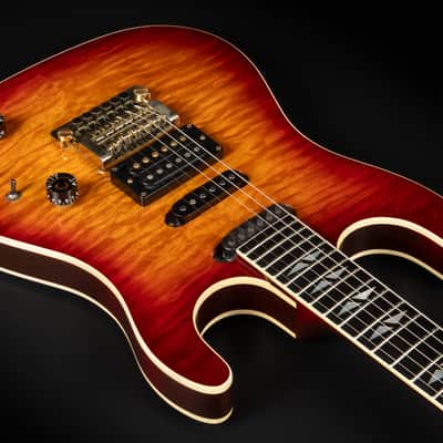 1987 Gibson US-1 - Sunburst | USA Vintage Super Strat HSS Quilt Maple Top Factory Kahler Tremolo Ebony Fretboard 24 Frets | CoA OHSC image 8