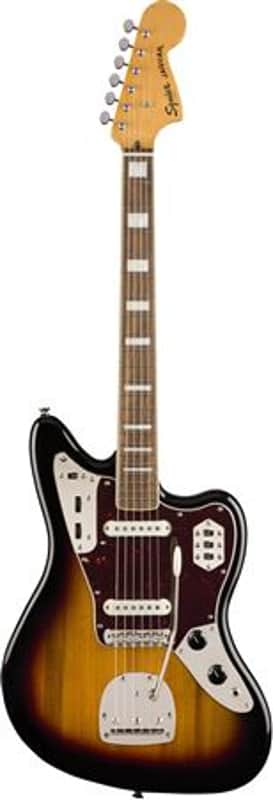 Squier Classic Vibe 70s Jaguar Indian Laurel Neck 3 Color Sunburst image 1
