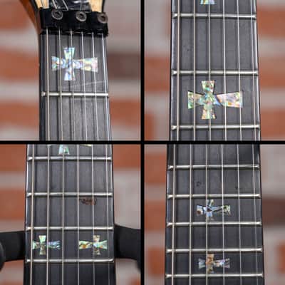 Washburn Boogie Street Guitars Limited The Cross Dimebag Darrell Signature Flame Maple Top Natural 2004 w/OHSC (Artist Owned) image 13
