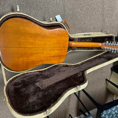 Used Vintage Alvarez 5021 Natural 12 String Acoustic Guitar w/ Hard Case MIJ JAPAN image 6
